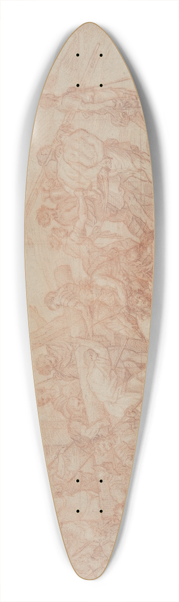 Pierre Mignard - Christ Carrying the Cross 39.3 inch art pintail longboard deck