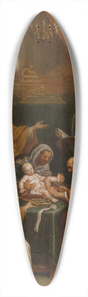 Pierre Mignard - La Circoncision 39.3 inch art pintail longboard deck