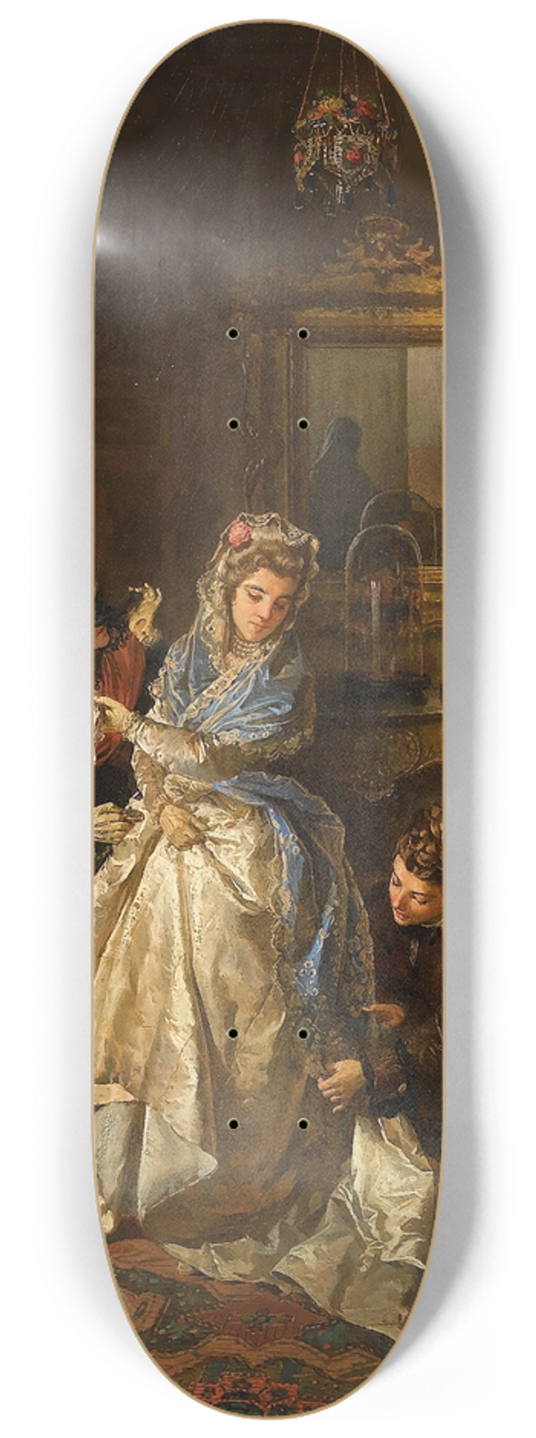 Giuliano Zasso - Die Ballvorbereitungen 8.25 inch art skate deck