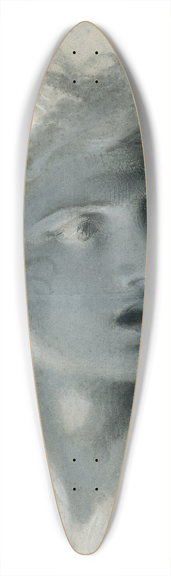 Pierre-Paul Prud'hon - Head of Vengeance 39.3 inch art pintail longboard deck