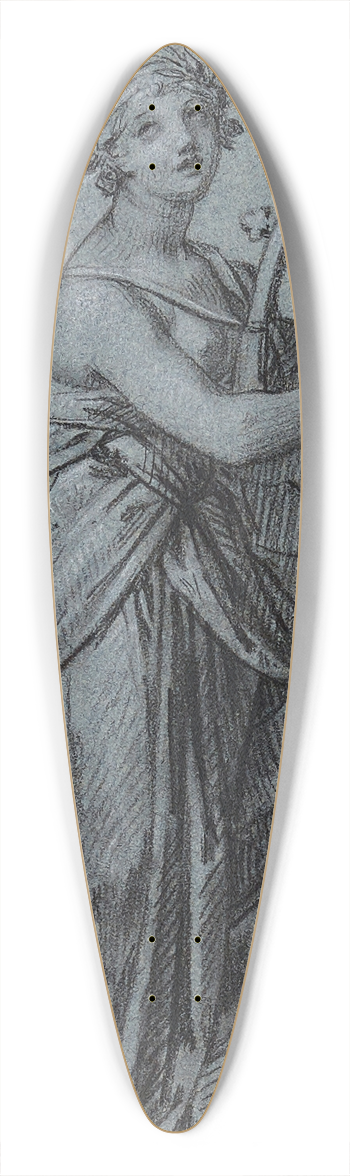 Pierre-Paul Prud'hon - La Posie 39.3 inch art pintail longboard deck