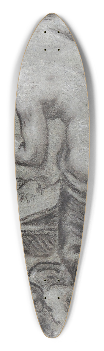 Pierre-Paul Prud'hon - Le Soir 39.3 inch art pintail longboard deck