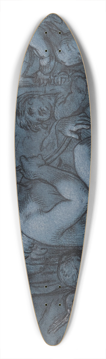 Pierre-Paul Prud'hon - Les prparatifs de lAmour 39.3 inch art pintail longboard deck