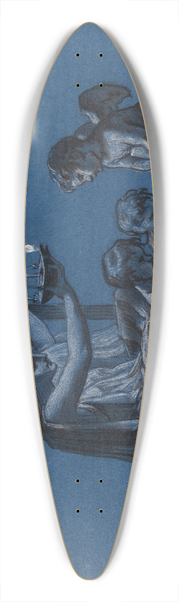 Pierre-Paul Prud'hon - Minerve alimentant les Sciences et les Arts 39.3 inch art pintail longboard deck