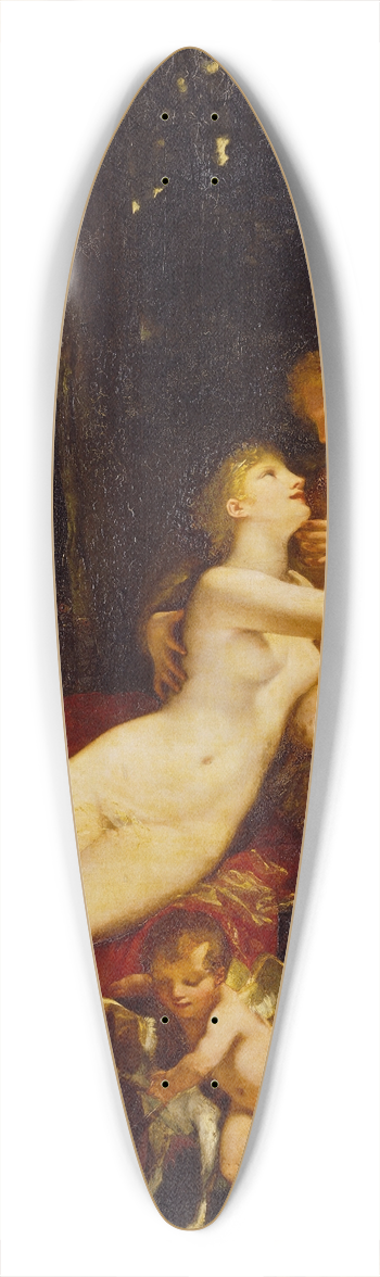 Pierre-Paul Prud'hon - Venus and Adonis 39.3 inch art pintail longboard deck