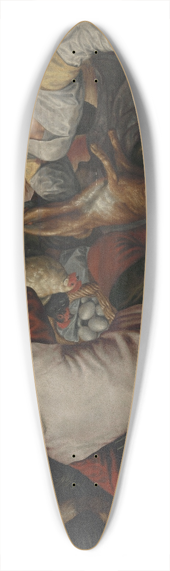 Pieter Aertsen - The Stallholders 39.3 inch art pintail longboard deck