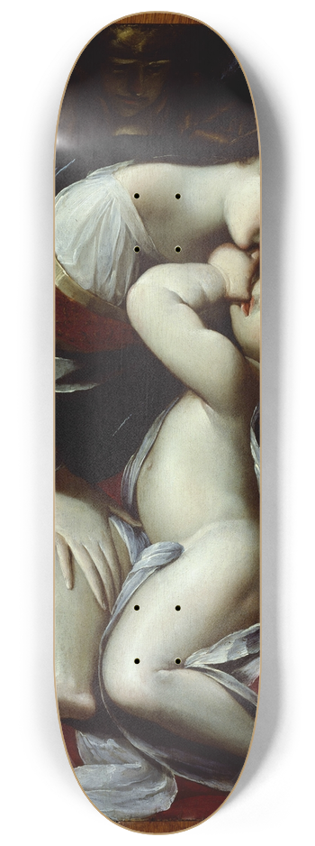 Giulio Cesare Procaccini - Virgin and Child with Angels 8.25 inch art skate deck