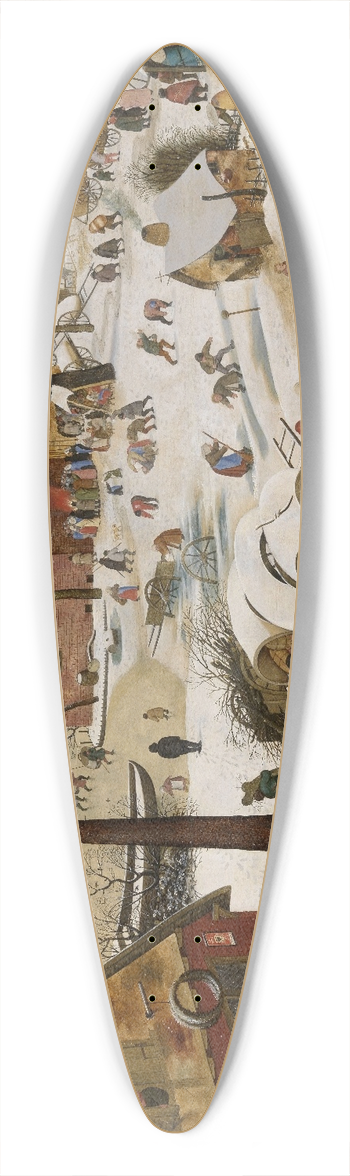 Pieter Brueghel The Younger - The Peoples Census at Bethlehem 39.3 inch art pintail longboard deck