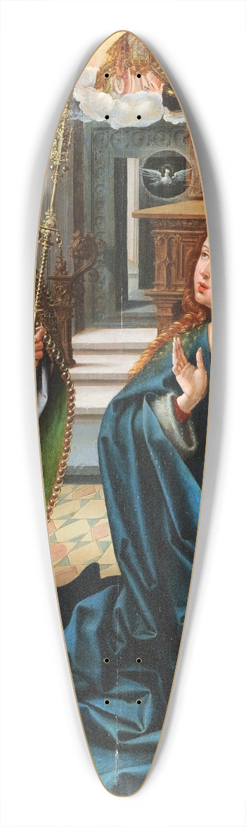Pieter Coecke van Aelst - The Annunciation 39.3 inch art pintail longboard deck