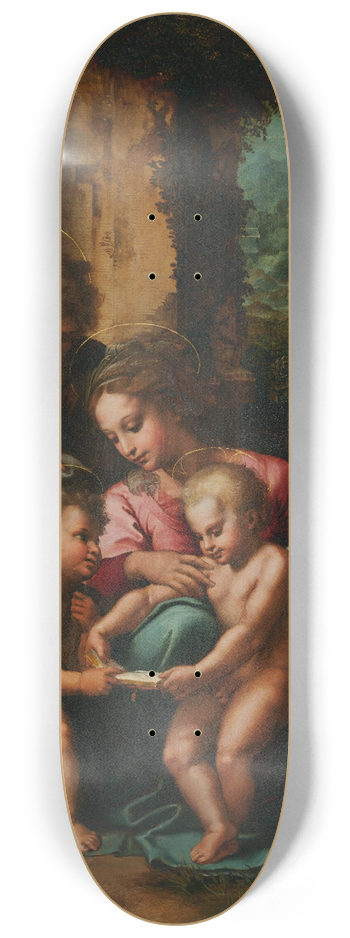 Giulio Romano - The Holy Family 8.25 inch art skate deck