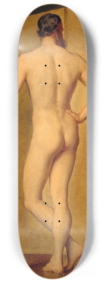 Giuseppe Agujari - Male nude 8.25 inch art skate deck