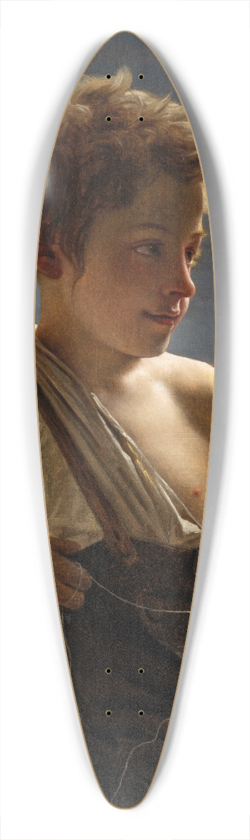 Pieter van Hanselaere - Feeding Time 39.3 inch art pintail longboard deck