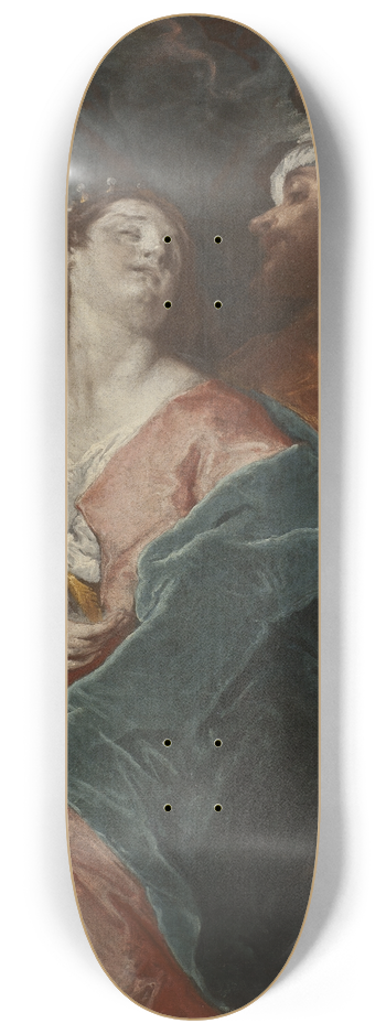 Giuseppe Bazzani - Esther and Ahasverus 8.25 inch art skate deck