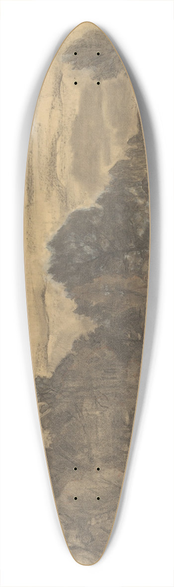 Piet Mondrian - Fen nearSaasveld 39.3 inch art pintail longboard deck