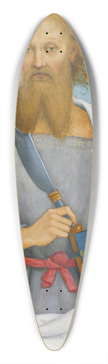 Pietro Perugino - Saint Bartholomew 39.3 inch art pintail longboard deck