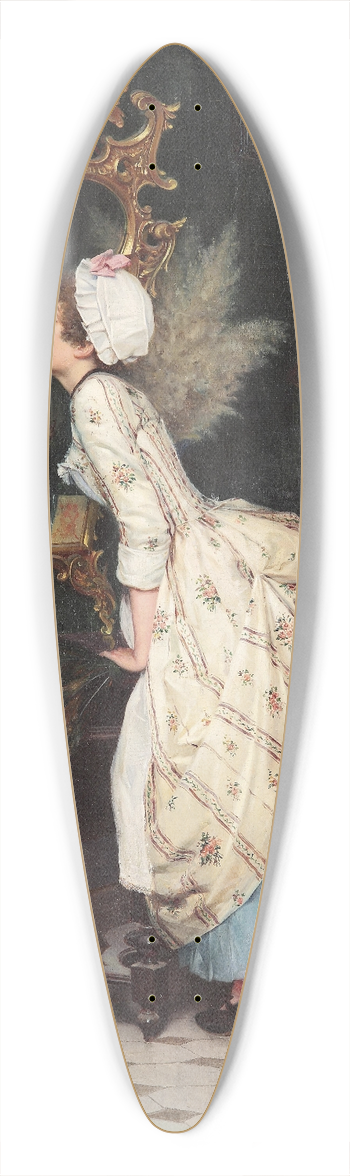 Pietro Torrini - Ein Kuss dem Spiegelbild 39.3 inch art pintail longboard deck