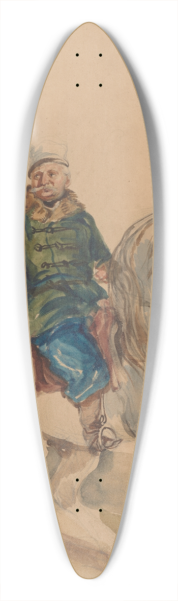 Piotr Michaowski - Mohort 39.3 inch art pintail longboard deck