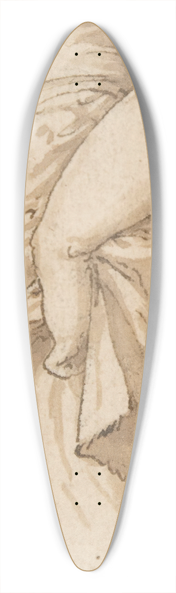 Pirro Ligorio - Caryatid Facing Left 39.3 inch art pintail longboard deck