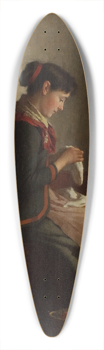 Platt Powell Ryder - Industry 39.3 inch art pintail longboard deck