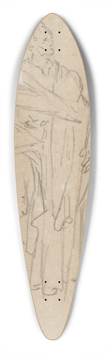 Prosper Lafaye - Saint 39.3 inch art pintail longboard deck