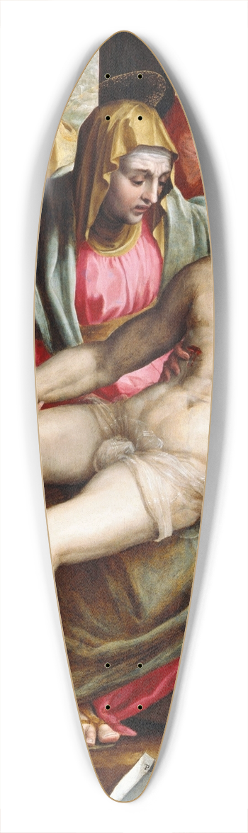 Prospero Fontana - Deposition 39.3 inch art pintail longboard deck