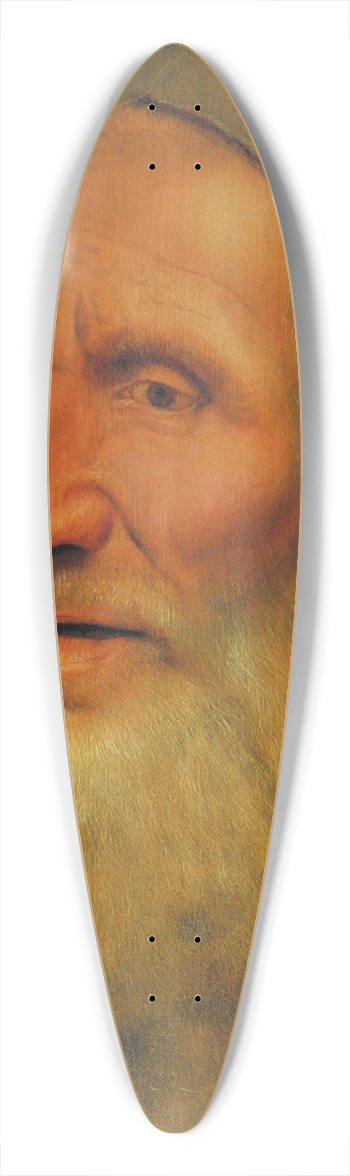 Quentin Massys - Head of an Old Man 39.3 inch art pintail longboard deck
