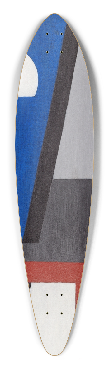 Ragnhild Keyser - Composition II 39.3 inch art pintail longboard deck