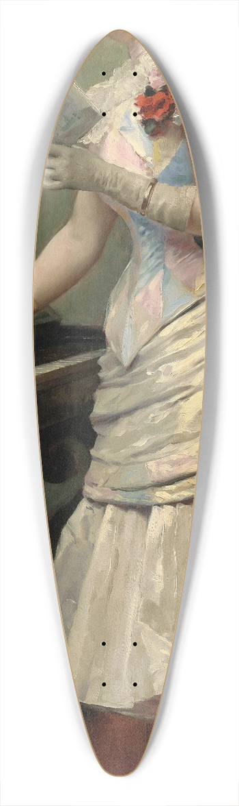 Raimundo de Madrazo y Garreta - The Singer 39.3 inch art pintail longboard deck