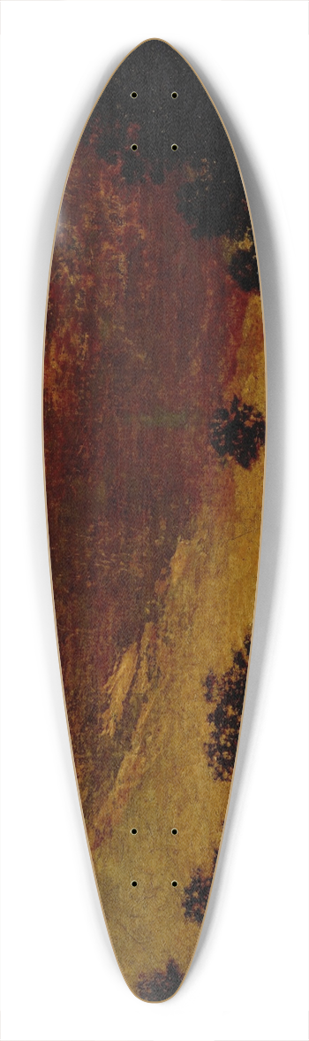 Ralph Albert Blakelock - Afterglow 39.3 inch art pintail longboard deck