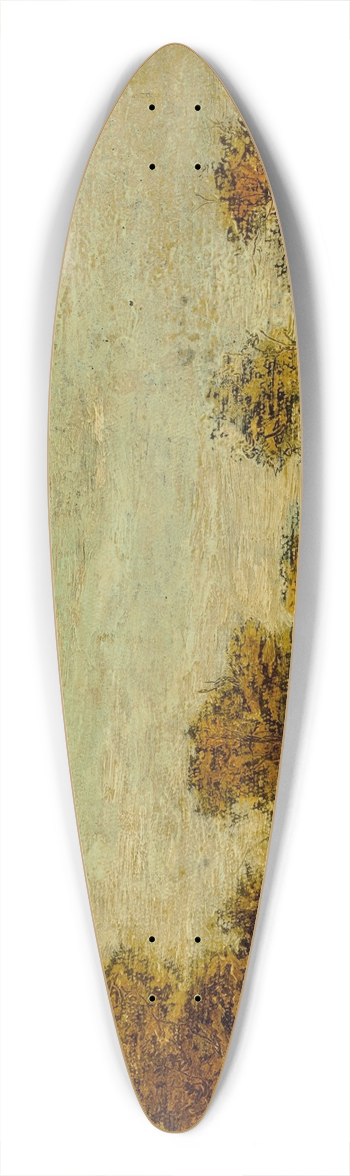 Ralph Albert Blakelock - Encampment at Sunset 39.3 inch art pintail longboard deck