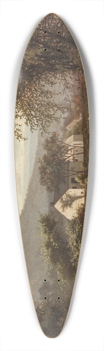 Ralph Albert Blakelock - Hillside Landscape 39.3 inch art pintail longboard deck