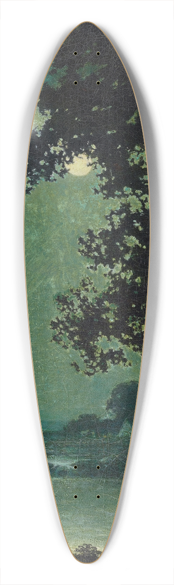 Ralph Albert Blakelock - Moonlight 39.3 inch art pintail longboard deck
