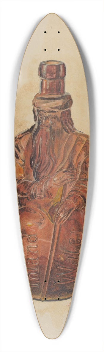 Ralph Atkinson - Bottle 39.3 inch art pintail longboard deck