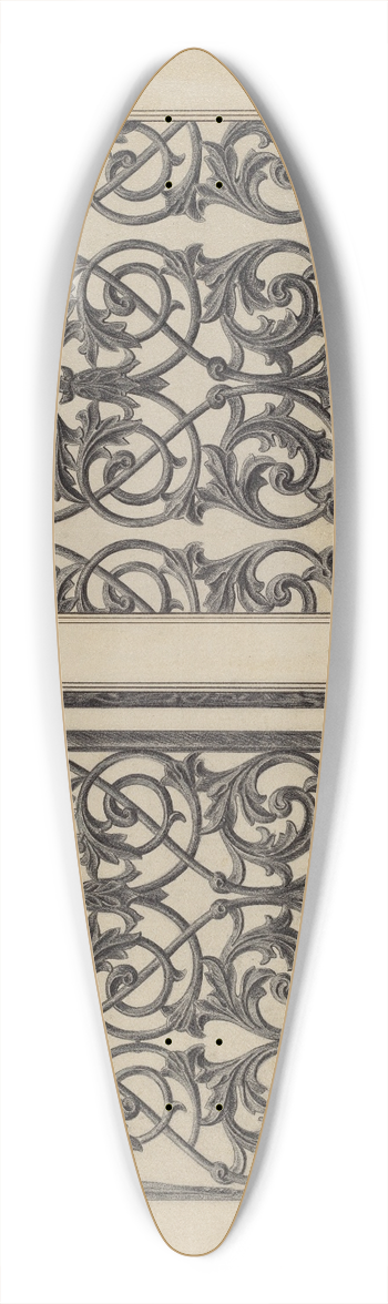 Ralph Atkinson - Iron Gate 39.3 inch art pintail longboard deck