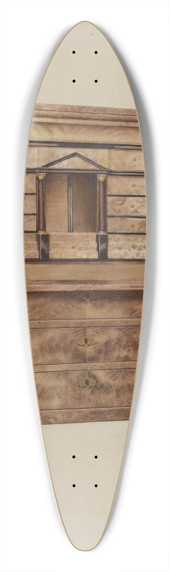 Ralph Morton - Secretary 39.3 inch art pintail longboard deck