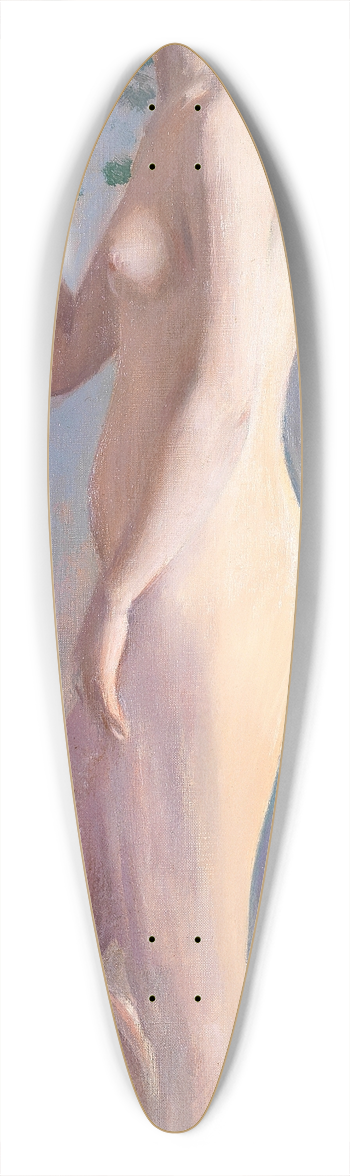 Ramn Casas - Desnudo 39.3 inch art pintail longboard deck