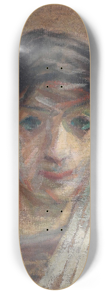 Giuseppe Cominetti - Testa di donna 8.25 inch art skate deck