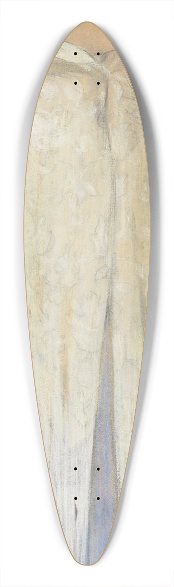 Ramn Casas - The flamenco dancer 39.3 inch art pintail longboard deck