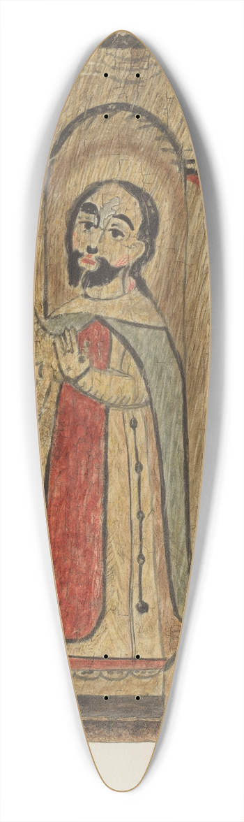 Ranka S. Woods - Retablos 39.3 inch art pintail longboard deck