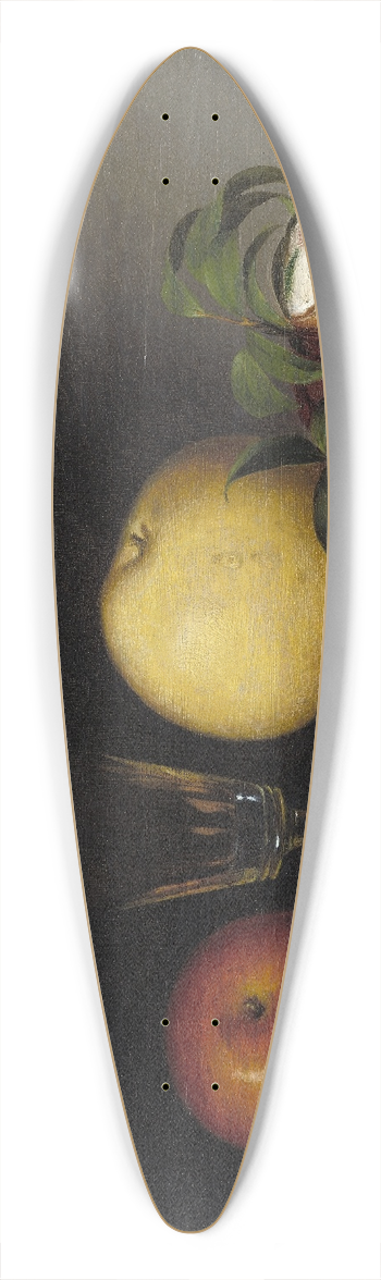 Raphaelle Peale - Still Life with Apples,Sherry and Tea Cake 39.3 inch art pintail longboard deck