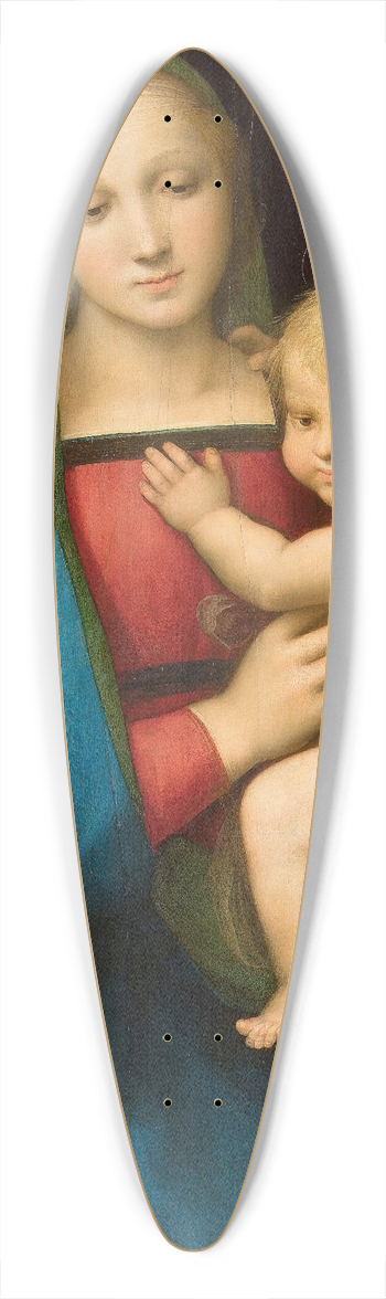 Raphael - Madonna del Granduca 39.3 inch art pintail longboard deck