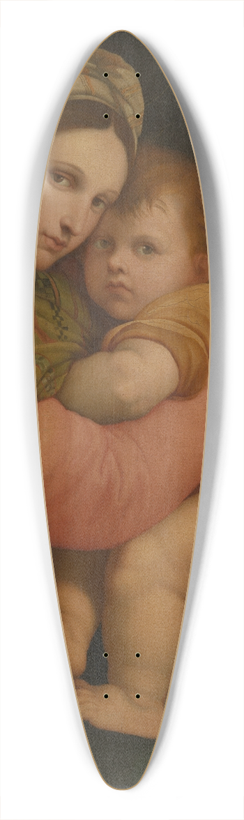 Raphael - Madonna 39.3 inch art pintail longboard deck