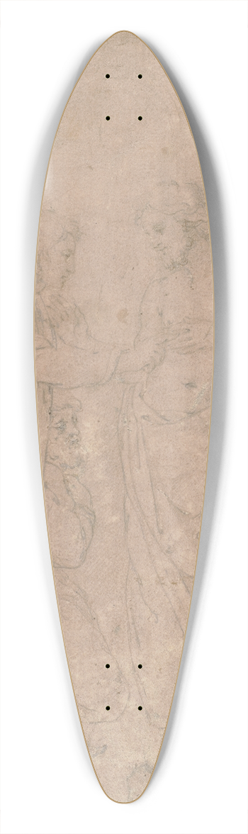 Raphael - The unbelieving Thomas 39.3 inch art pintail longboard deck