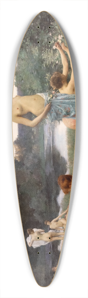 Raphal Collin - Summer 39.3 inch art pintail longboard deck