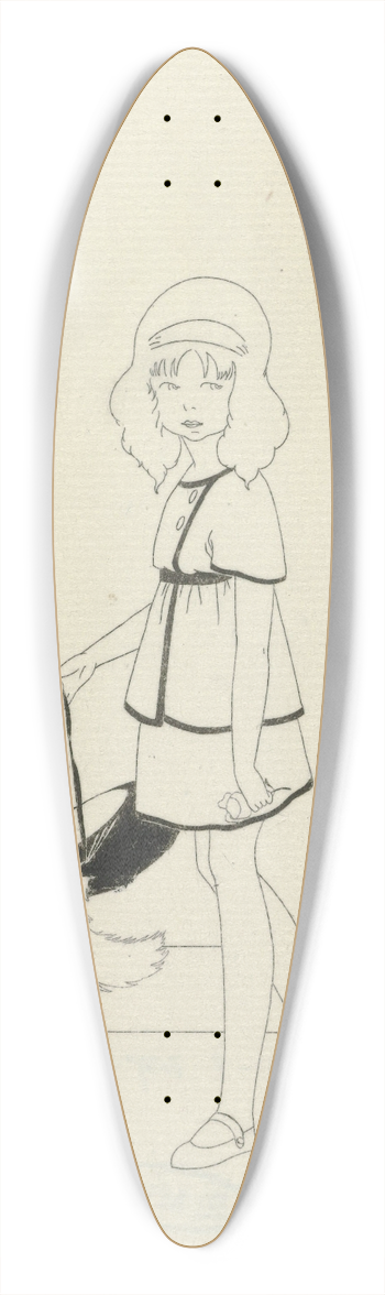 Ray - Journal des Dames et des Modes, Costumes Parisiens, 1914, No. 131 39.3 inch art pintail longboard deck
