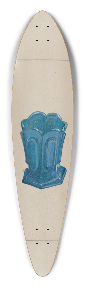 Raymond Manupelli - Egg Glass 39.3 inch art pintail longboard deck