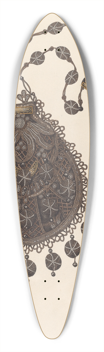 Ray Price - Beaded Handbag 39.3 inch art pintail longboard deck
