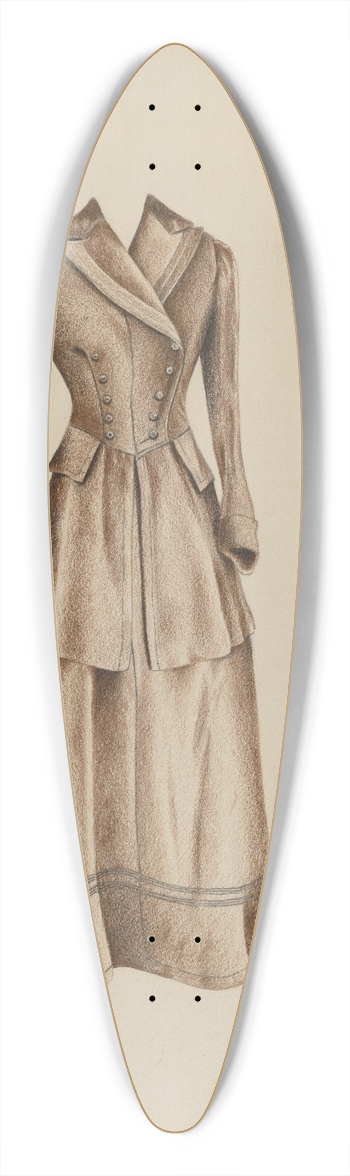 Ray Price - Coat Suit 39.3 inch art pintail longboard deck