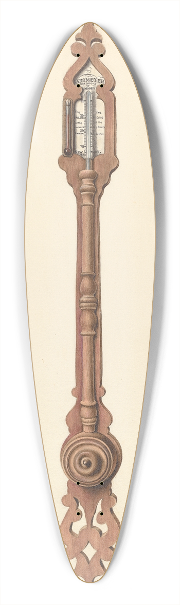 Ray Price - Mercury Barometer 39.3 inch art pintail longboard deck