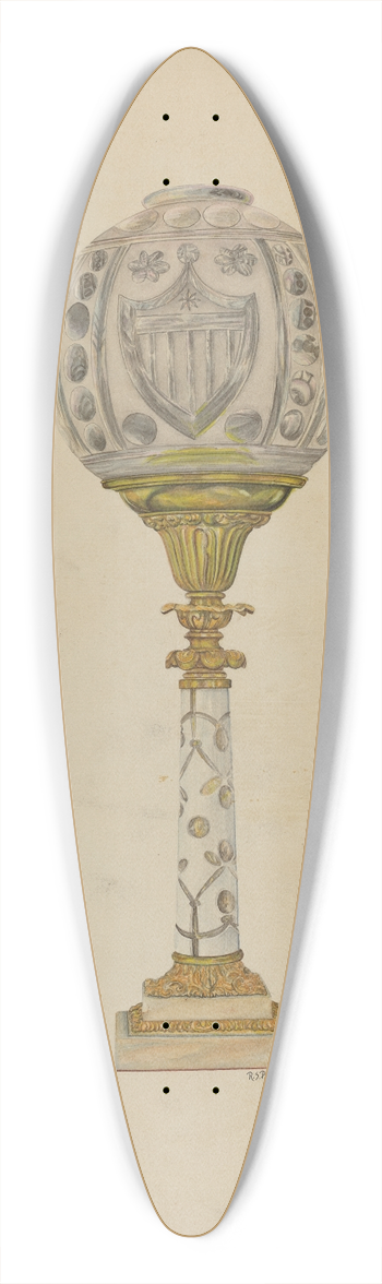 Ray Price - Table Lamp 39.3 inch art pintail longboard deck